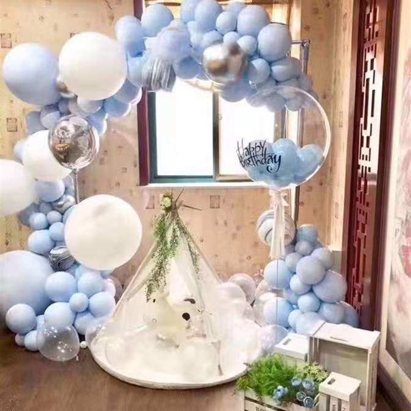 风车10寸2.2克加厚乳胶圆形气球生日派对婚房婚庆装饰用品100祇