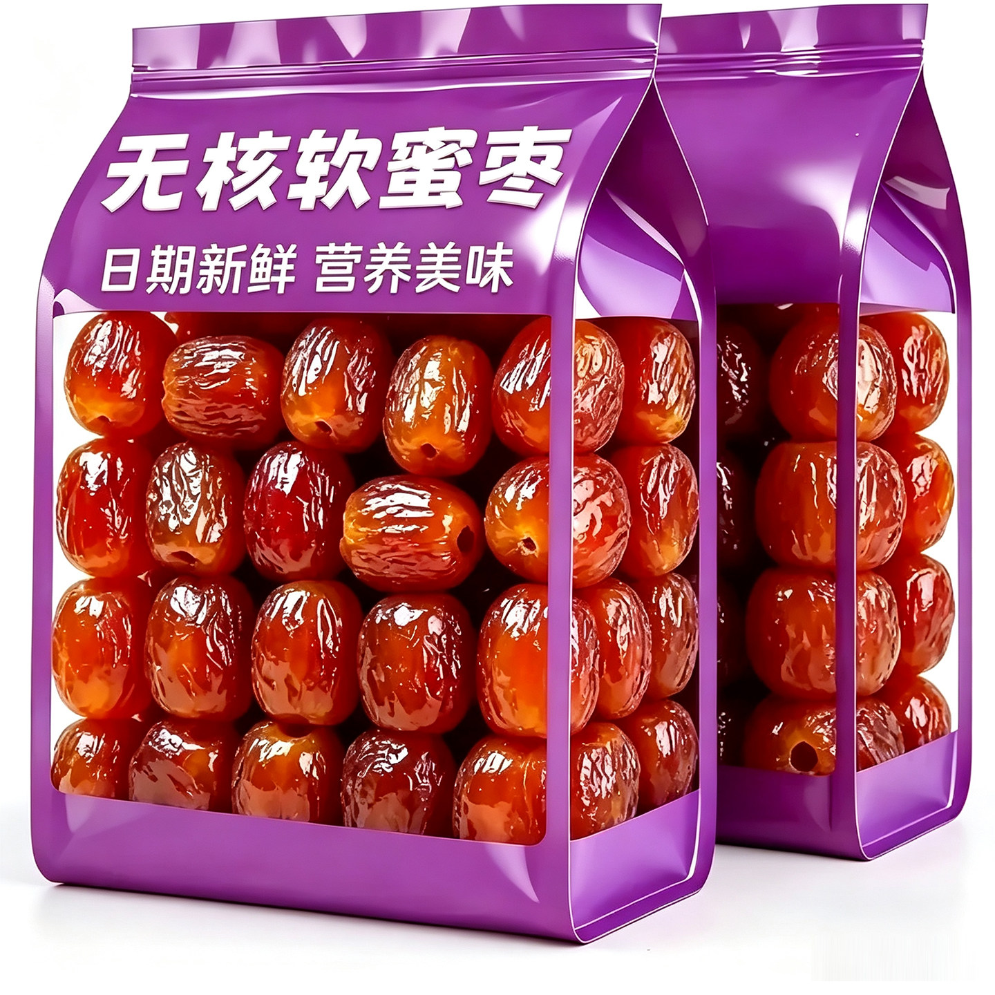 金丝蜜枣无核蜜枣整箱即食早餐零食煮粥煲汤专用蜜饯大颗甜点商用