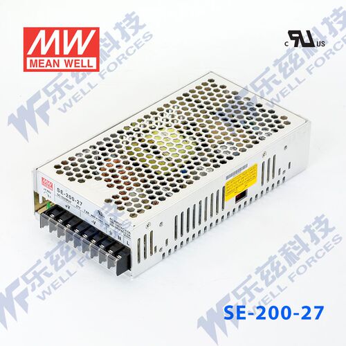 特价明纬27V电源200W SE-200-27直流开关稳压工控照明灯带灯箱