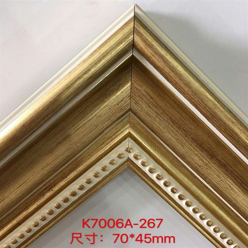 欧式画框相框线条PS发泡镜框装饰线条十字绣裱框油画边框K7006