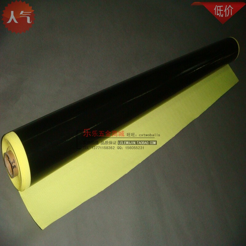 进口高温铁氟龙/铁氟龙 高温布胶带/胶布 PTFE胶带/胶布 黑色自粘