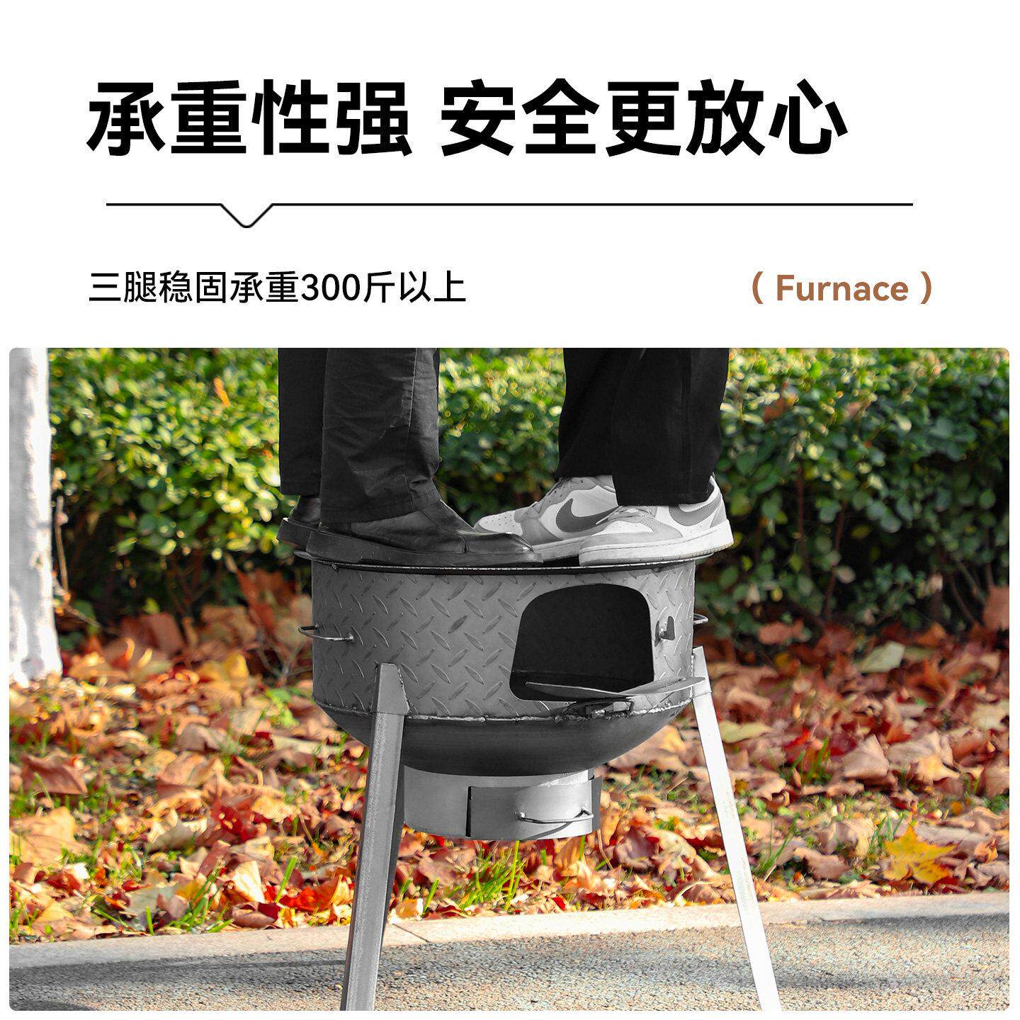 新款柴火0928CHL灶家用农村柴火炉柴炉移野动台灶大锅炉户外营具