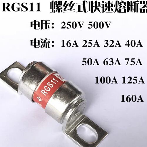 RGS11 快速熔断器 25A 32A 40A 50A 63A 80A 100A 125A  500V