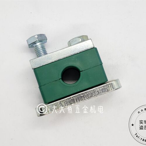 轻型塑料单孔管夹双孔油管管夹管卡液压船用管夹固定件机械卡箍