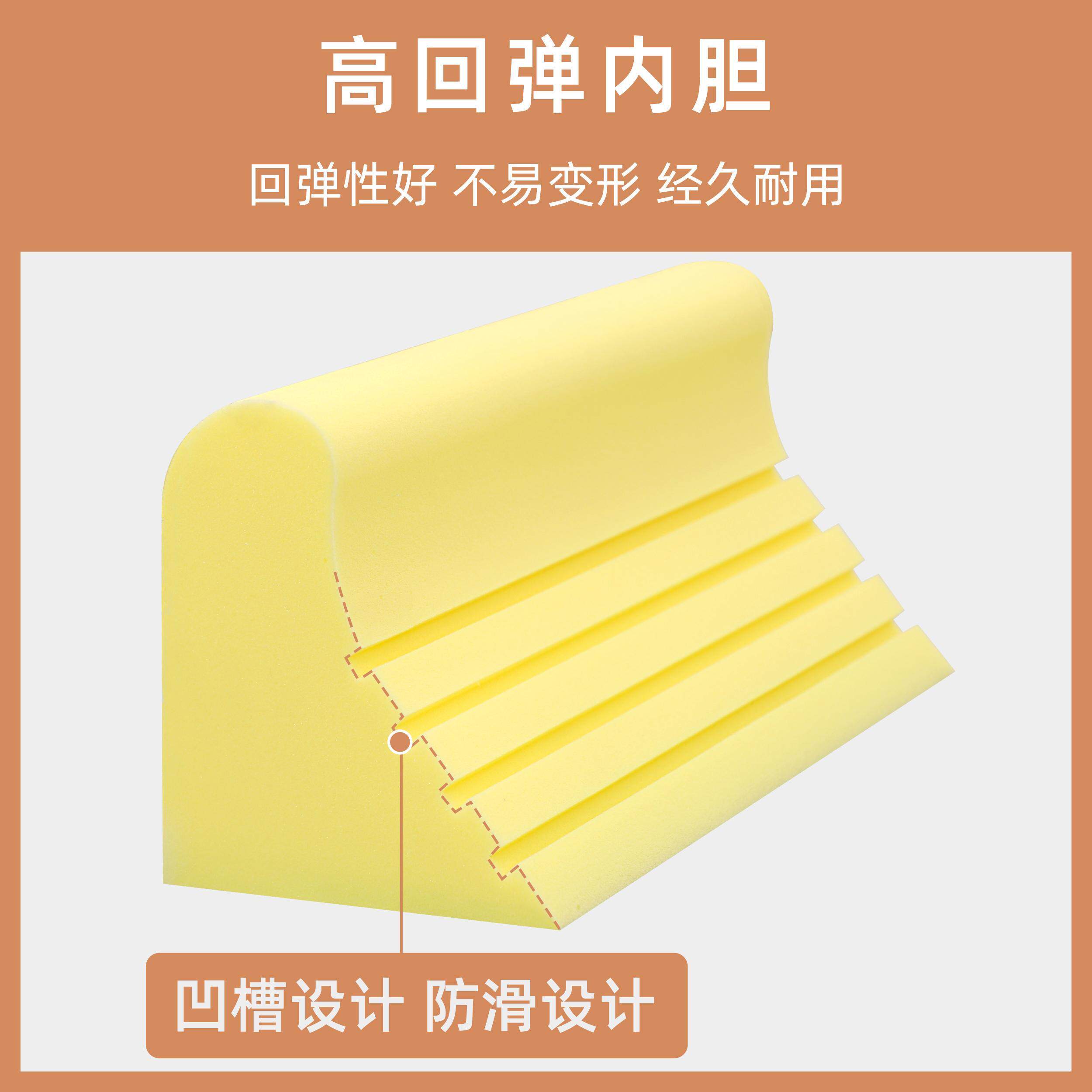 卧床老三人三角翻身垫加枕硬海绵翻身翻身垫病人护垫理角枕侧身体