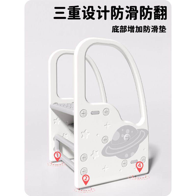 儿宝宝洗台凳童垫脚凳5556婴幼儿洗手脸楼梯洗漱台踩阶凳脚踏增高