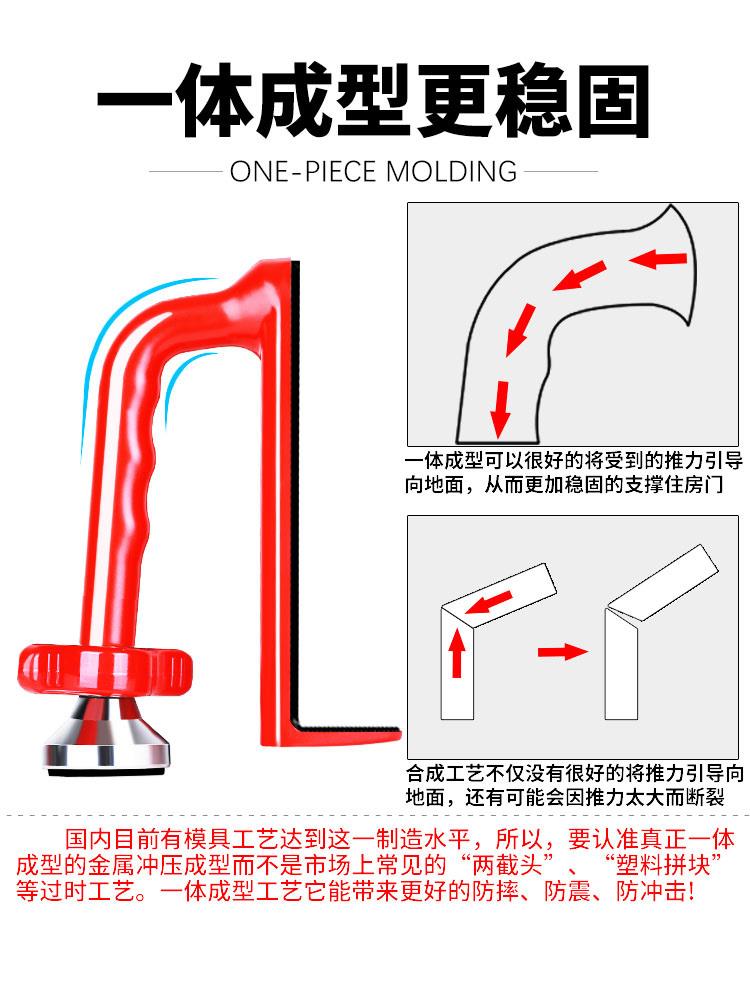 顶门阻门器防盗家用女生独居安全神器酒店堵抵门挡外开门阻报警器