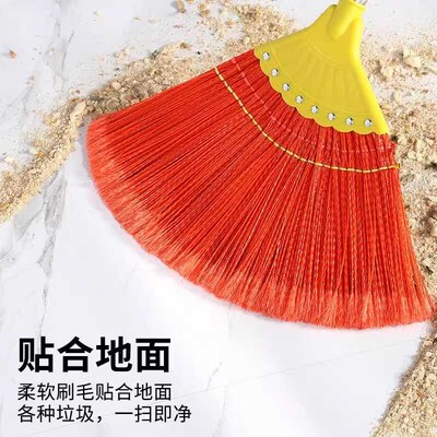 扫把扫帚扫水扫地波纹丝木杆加厚耐用老家农村环卫工庭院结实室内