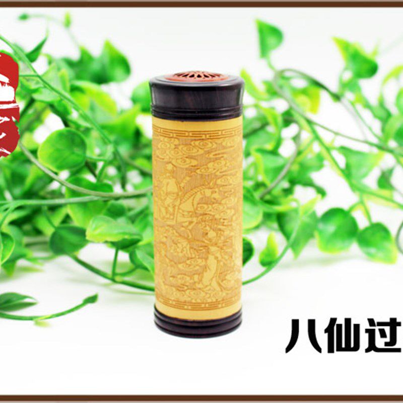 天然竹雕蛐蛐罐黑檀木竹蛉蟋蟀虫笼子文玩鸣虫叫罐虫具纯手工包邮