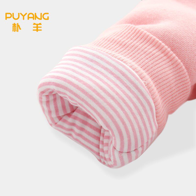 女宝宝秋冬卫衣外套婴儿上衣秋季女童一岁宝宝洋气秋装夹棉加厚款