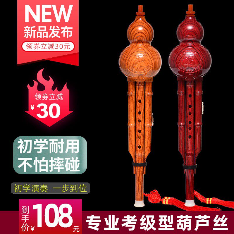 葫芦丝初学者小学生c调成人降B调入门自学专业演奏型云南雅的乐器
