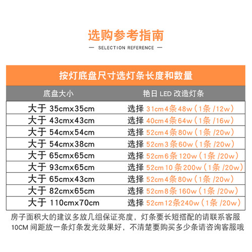 led吸顶灯灯条灯芯长条灯板改造灯盘灯泡贴片光源双三色变光客厅