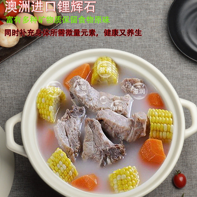 商用新款陶瓷欧式锂瓷老鱼头砂锅沙器餐饮店焖烧烤肉耐高温火锅煲