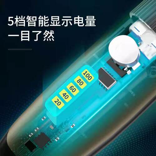 两档动力理发器推子电推剪充电式自助剃发电动剃头刀家用