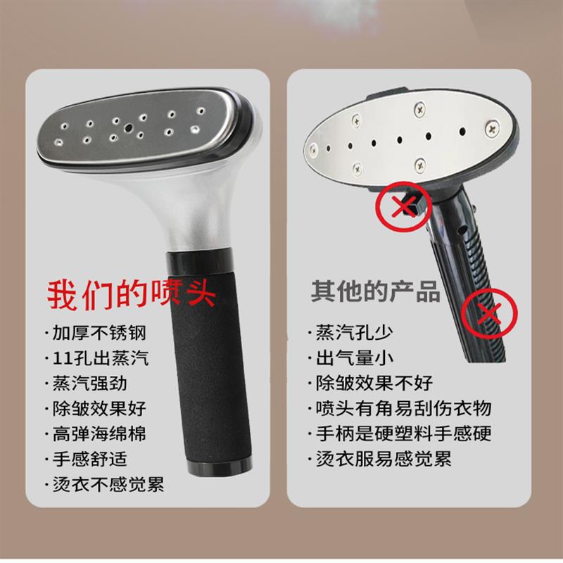 一挺立挺大功率挂烫机服装店家用商用大蒸汽手提立式电烫斗烫布帘