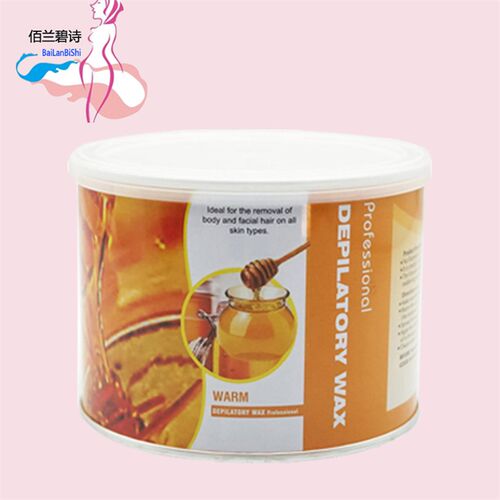 蜜蜡脱毛蜡 蜂蜜蜂蜜脱毛蜡罐装蜡热蜡套装脱毛纸蜜蜡热蜡400g