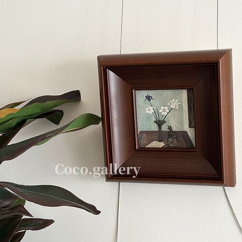 可可的画廊法式小众艺术客厅花卉静物油画北欧中古风高级感装饰画