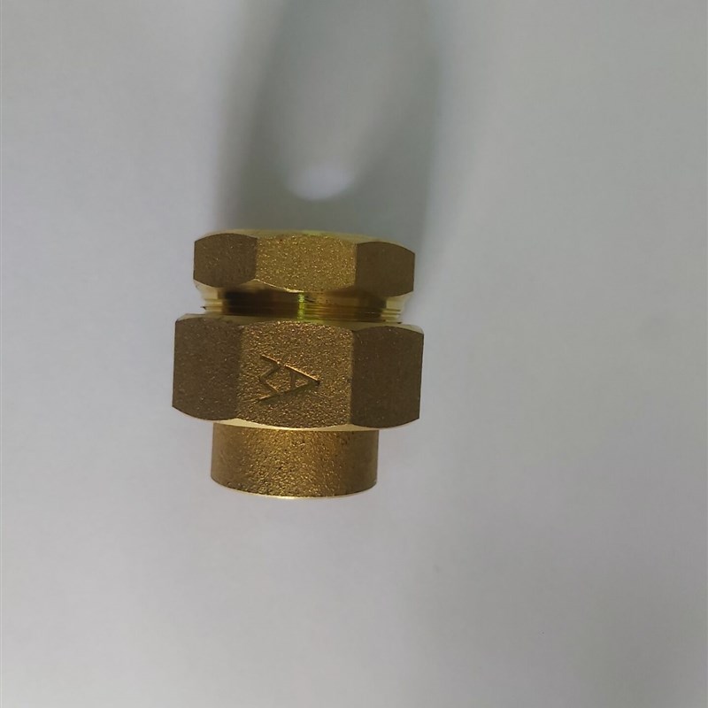 埃美柯663黄铜焊接内丝承口活接头DN65(2.5寸)21/2*67专卖店