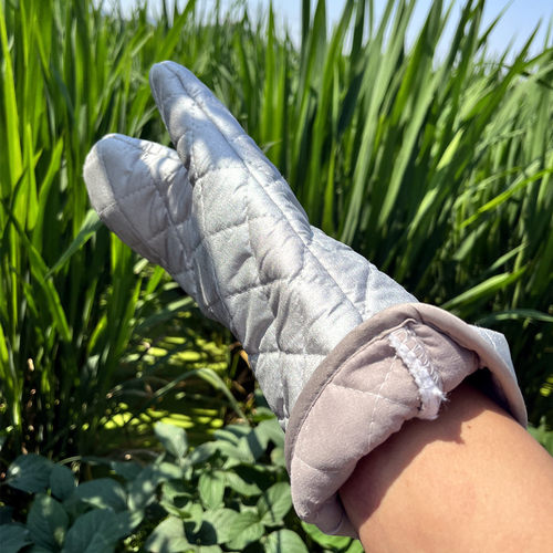 微波炉烤箱加厚耐高温400度隔热通用烘焙防烫厨房商用长款手套