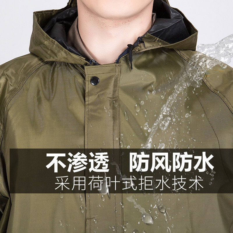 雨衣雨裤套装加厚保暖电动自行车骑行徒步外卖雨披防风男女士成人