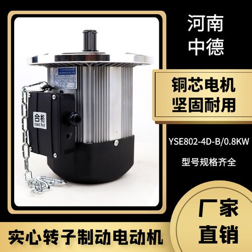 河南中德特种起重机运行电机YSE802-4D-B/0.8KW起重软启动电机
