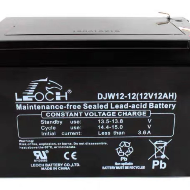 理士12V12AHLEOCH蓄电池 DJW12-12 直流屏电池 UPS电瓶全新正品