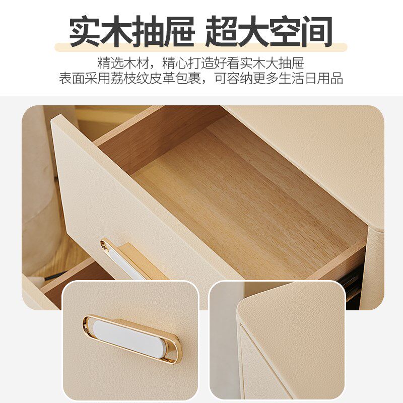 奶油风落地灯卧室氛围感花朵装饰置物摆件客厅沙发床头柜台灯一体