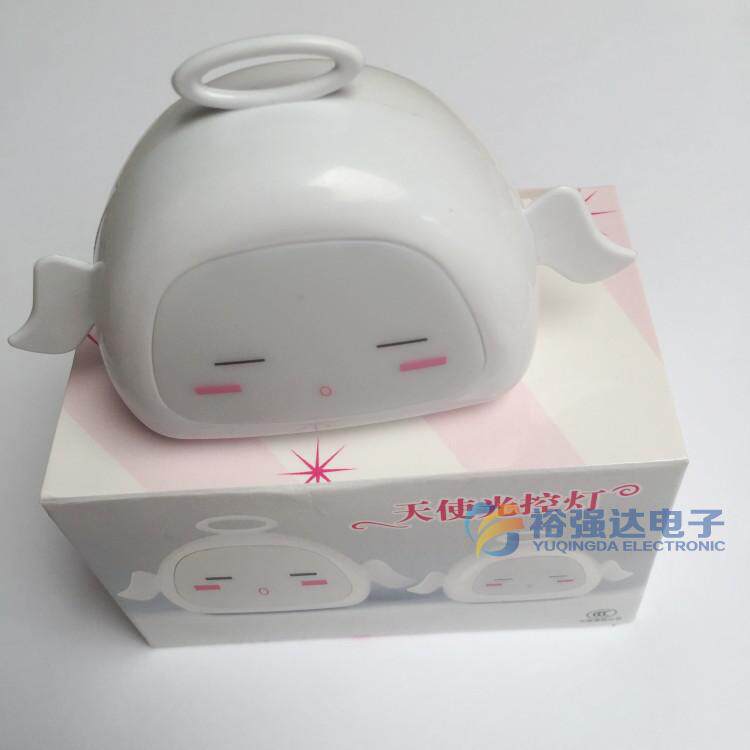 智能光控天使守护小夜灯 天使宝宝女孩婴房儿童小夜灯感应床头灯