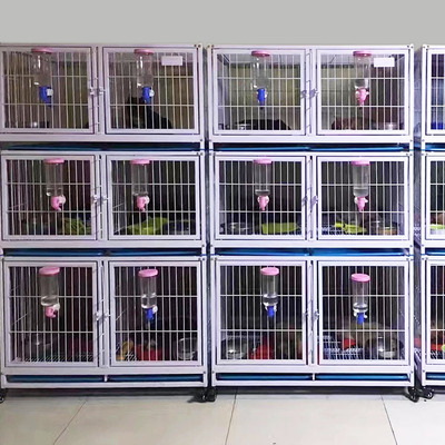 獒运110三层狗笼精品子母猫笼法牛泰迪比熊宠物笼子寄养展示包邮