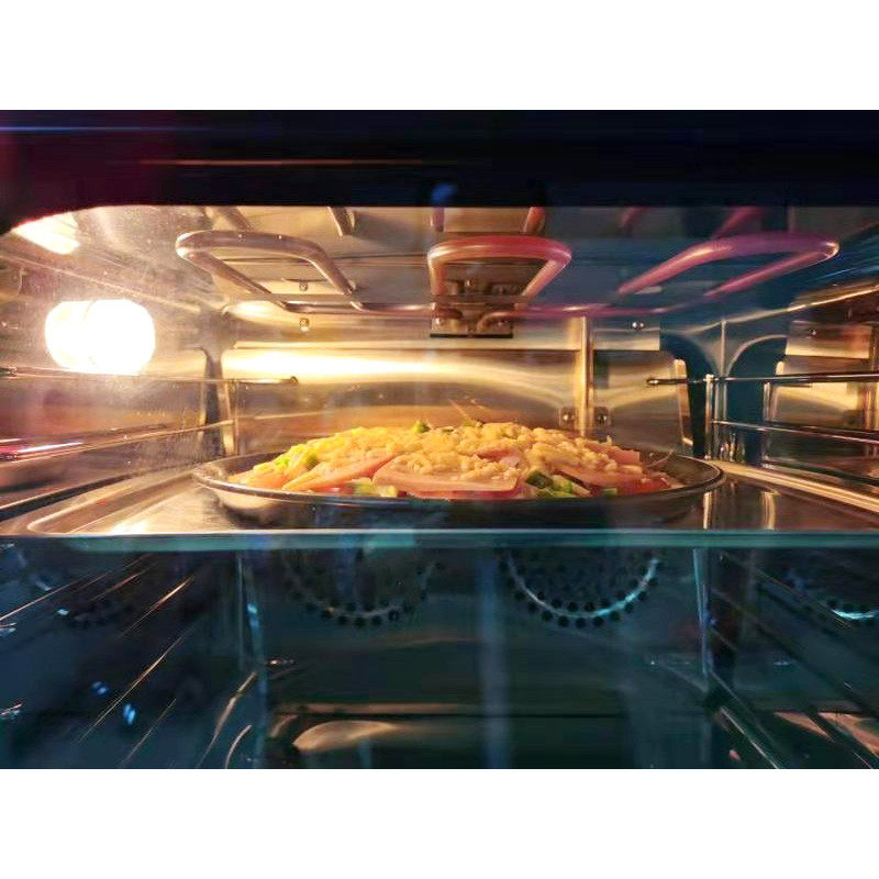 商用烤箱热风炉4A循环喷雾炉披萨蛋糕月饼电烤箱双风机定时焗炉