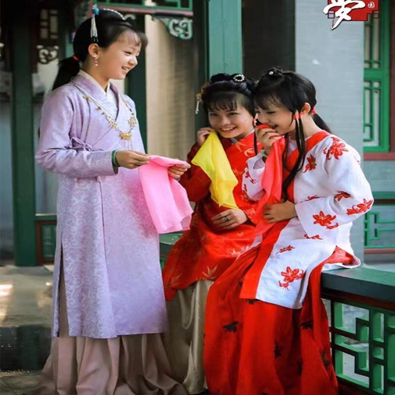 87版红楼梦古装表演服女林黛玉贾宝玉角色表演服小戏骨舞台剧服装