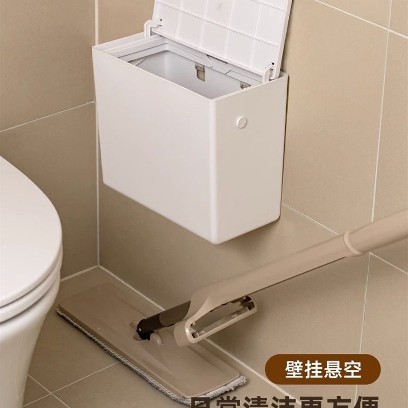 厕所垃圾桶卫生间壁挂家用厨房悬挂式收纳桶挂墙垃圾筒卫生桶夹缝