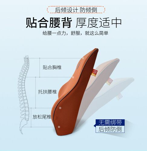 GiG汽车头枕腰靠司机靠枕车用记忆棉护颈枕一对 办公室座椅护腰垫
