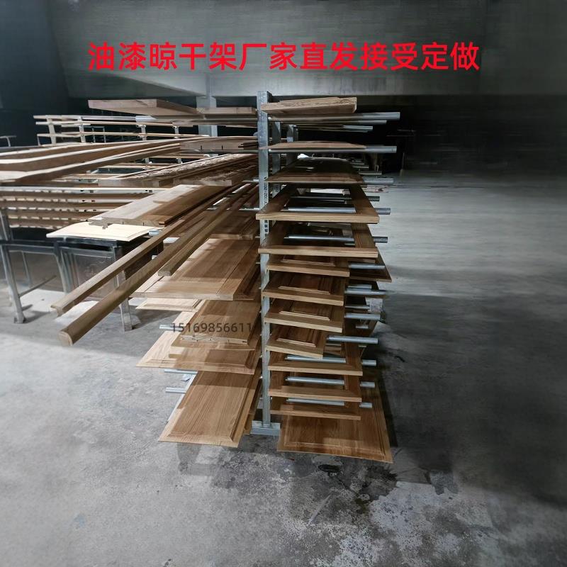可推拉家具烤漆多层吸塑橱衣柜门板晾胶架油漆晾干架放料架子订做