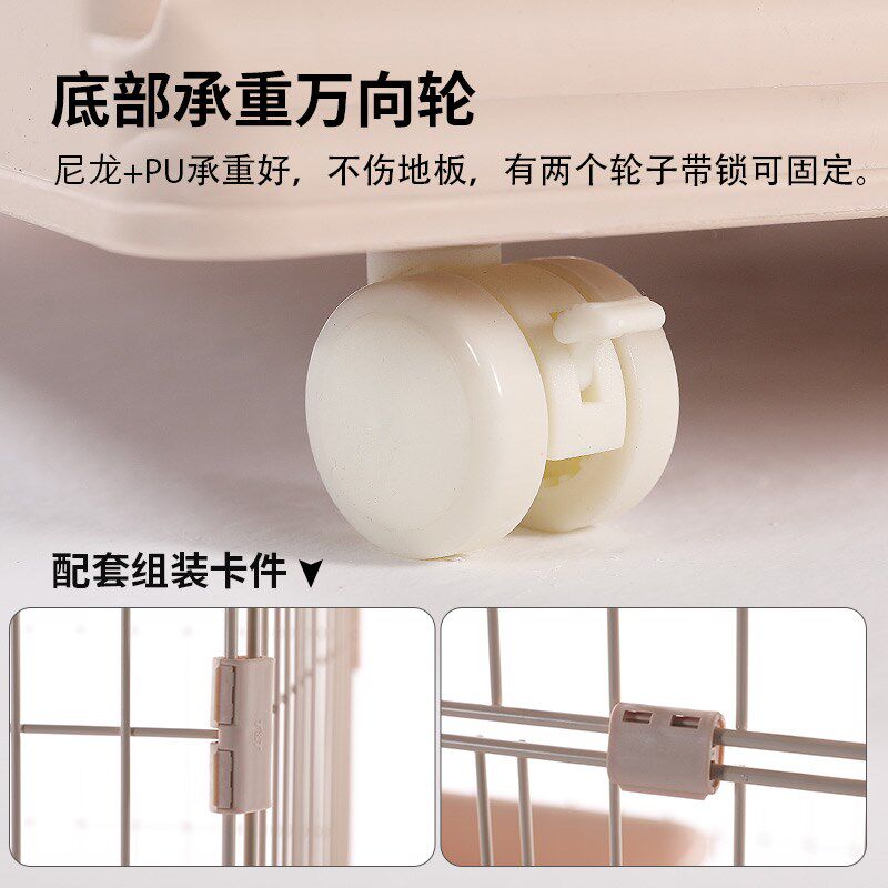 兔笼豪华狗笼防喷尿兔子笼家用大兔笼子兔别墅窝兔屋围栏宠物用品