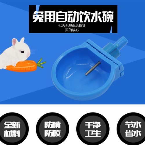 兔用饮水器家用自动喂水兔子饮水碗水嘴养殖专用喝水碗水碗饮水嘴