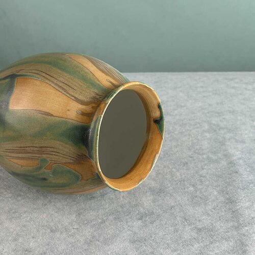 景德镇陶瓷仿古花瓶摆件餐桌插花新中式家居客厅装饰品工艺瓷器