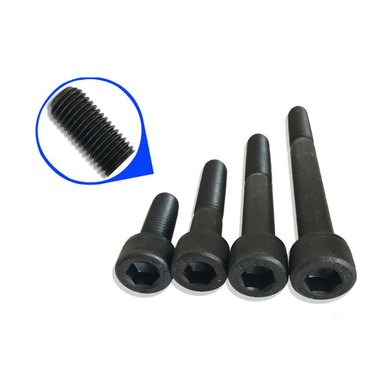 12.9级细牙内六角螺丝细扣细丝M24M27M30*1.5/2x50x60x70x80x100