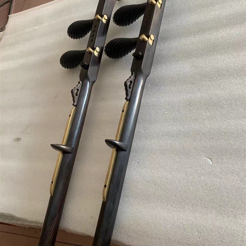 板胡配件黑檀板胡杆高音中音豫剧板胡琴杆  带轴子滑倒腰码 扁杆