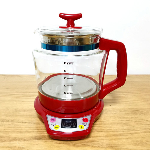 养生壶家用多功能大容量煮茶器办公室小型玻璃电水壶养身茶壶2L升