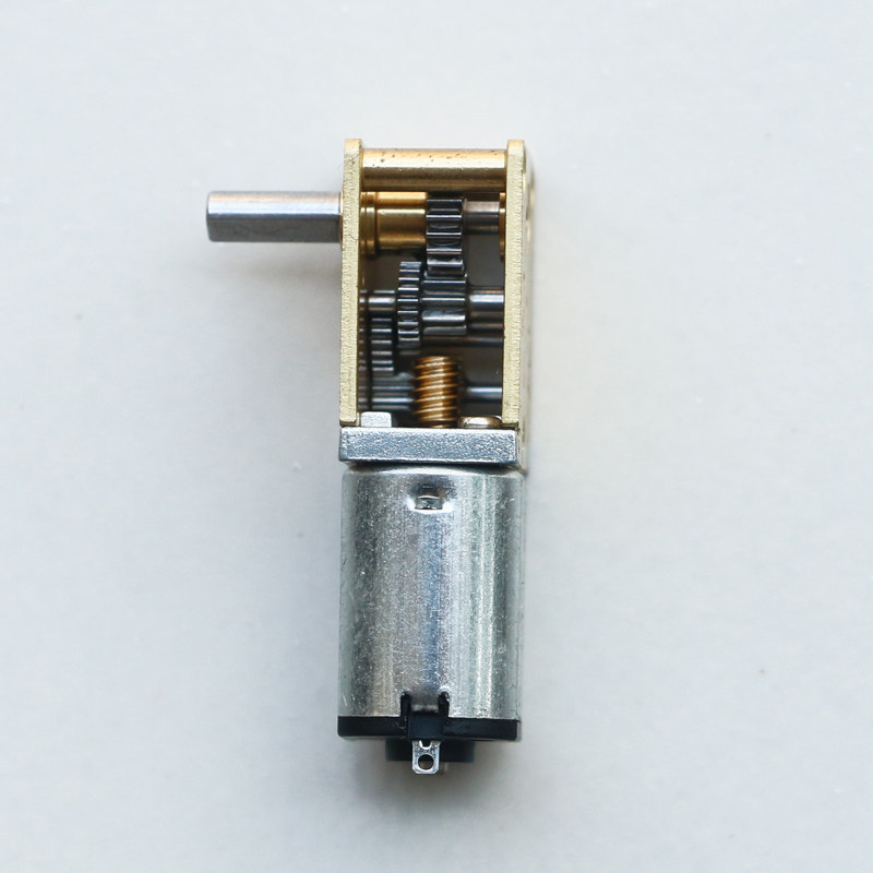 N20-1218 自锁蜗轮蜗杆减速电机3V6V12V微型直流低速马达智能小车图片