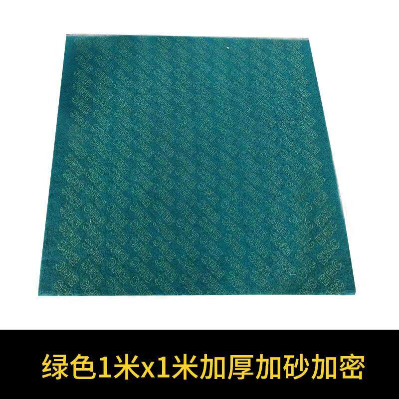 加厚加密绿色百洁布工业用拉丝布金刚砂除锈去污1米长1米宽
