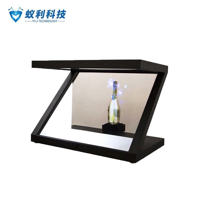 180度全息展柜3D裸眼互动投影展示柜三维立体幻影成像柜一体机