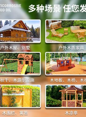 户外耐候防腐木油家用家具翻新木器漆实木透明色清漆桐油木工油漆