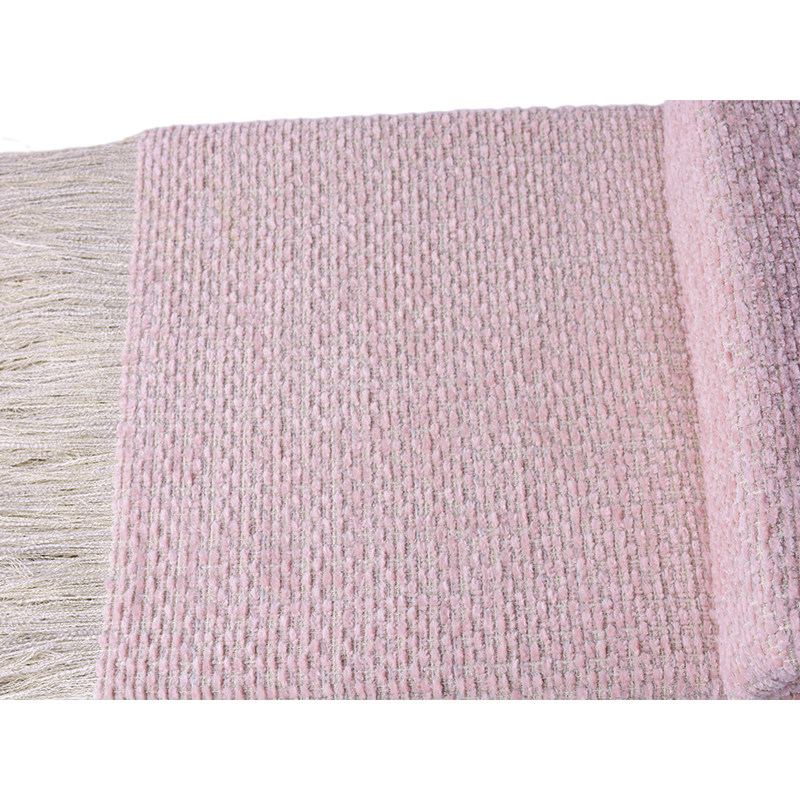 样板房间床上用品床尾巾床约搭毯客厅沙发卧室粉红色轻奢搭巾毯子