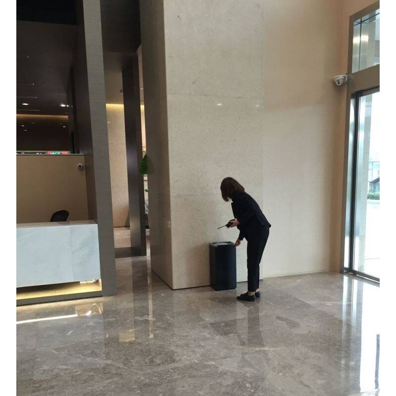 不锈钢垃圾桶酒店大堂户外烟灰缸立式分类大号商场圆形方形带内桶