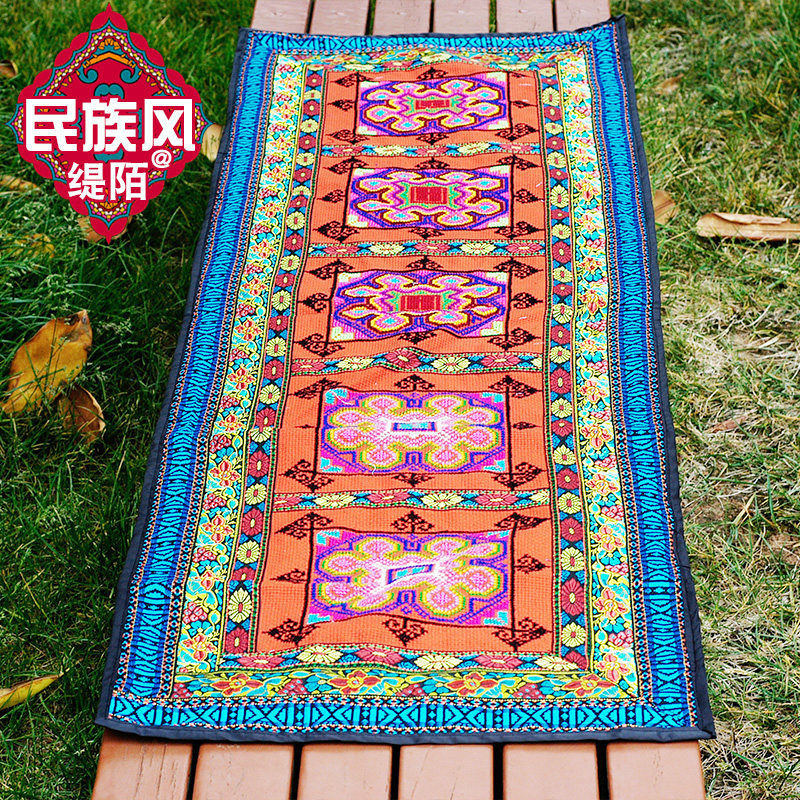 十字绣桌旗茶几桌旗布长条餐桌茶台布艺鞋柜布盖巾床旗尾巾沙发垫