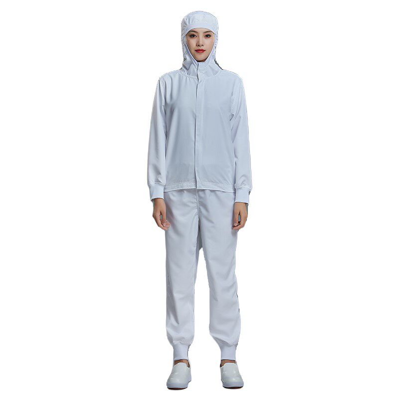 白色中央厨房工厂车间加工工服防护服男女通用食品厂工作服套装