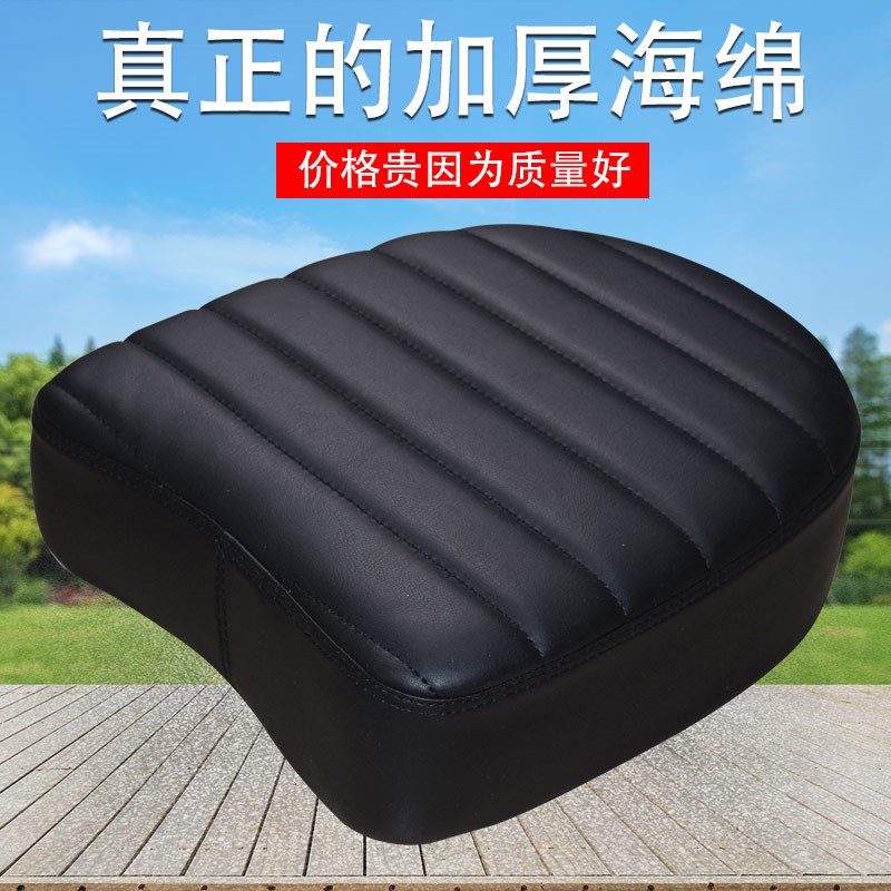 电动车坐垫摩托车后座坐垫尾架后货架小座包加装改装半圆椭圆座板