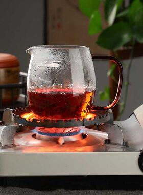 加厚大容量绿茶泡茶杯玻璃月牙公道杯过滤澄然煮茶器耐热茶壶茶具